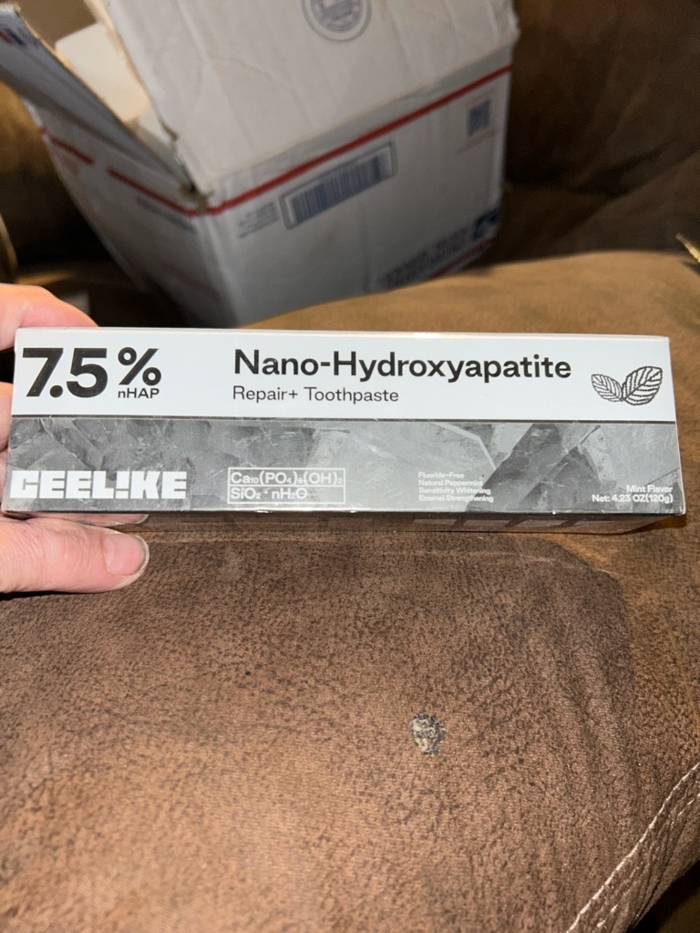 FEELIKE Nano-Hydroxyapatite 7.5% Repair+ Toothpaste - White & Gray